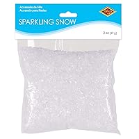 Instant Snow Powder for Slime 4 Pack Let It Snow (2) and Snowonder (2) Made in The USA - Artificial Snow Mix Fake Snow Holiday Decorations