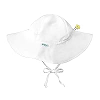 i play. Toddler Brim Sun Protection Hat, White, 2T-4T