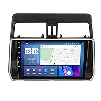 Car Stereo Android 12 for Toyota Prado 2017-2018 with Wireless Carplay & Wireless Android Auto 9inch Touchscreen Car Radio, Bluetooth Hands-Free GPS Navi USB