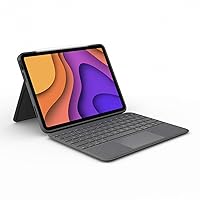 Logitech Folio Touch iPad Keyboard Case with Trackpad and Smart Connector for iPad Air (4th Generation) – Graphite Apple Exclusive