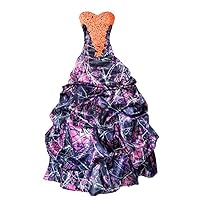 YINGJIABride Muddy Camo Quinceanera Prom Dresses Ball Gown Bridal Party Dress Pick Ups