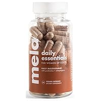 Daily Essentials Multivitamin for Melanated Women - High-Dose Vitamin D3 and B12, Probiotics, Lion's Mane, Ceylon Cinnamon - Vegan, Gluten Free, Non-GMO, 30 Day Supply (60 Capsules)