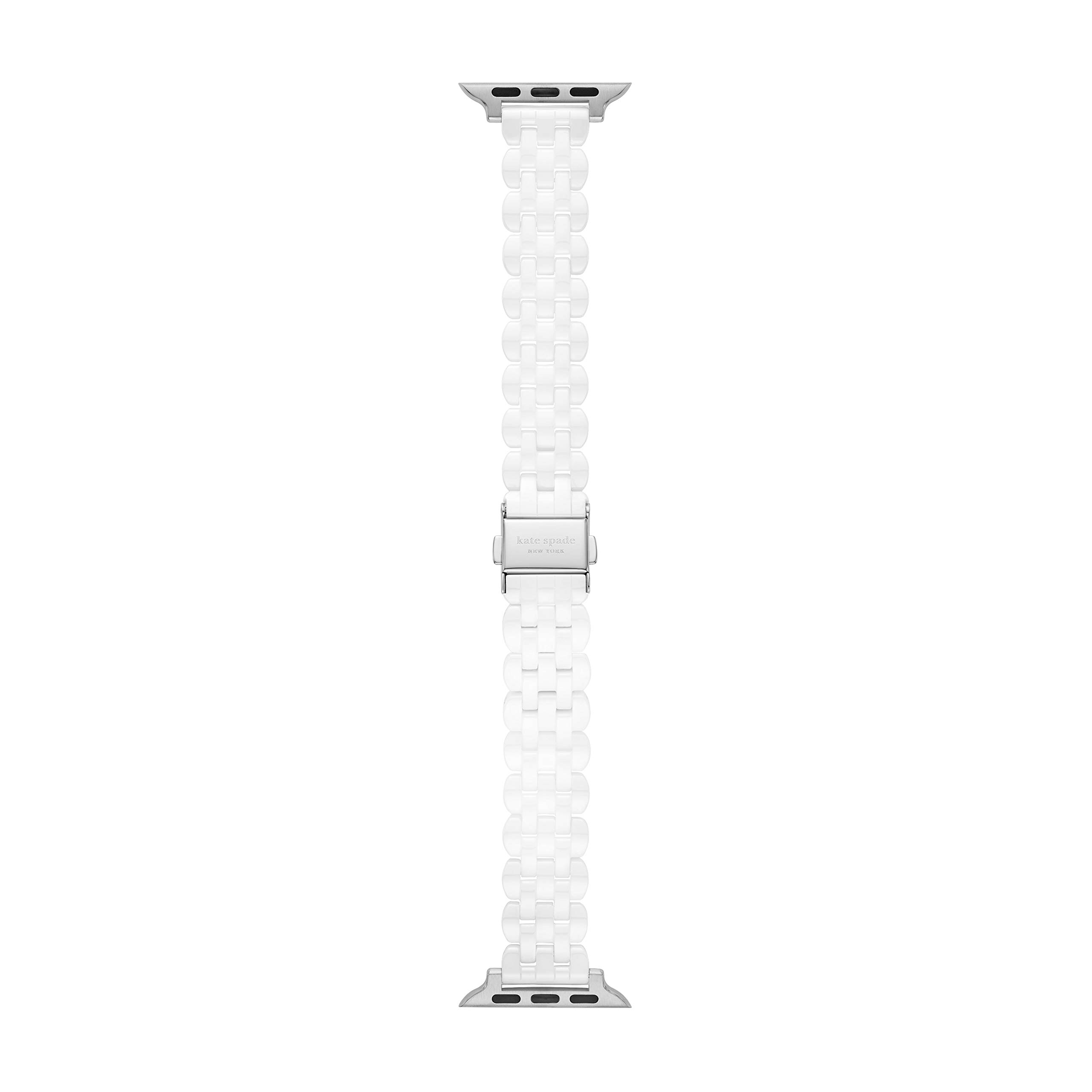 Kate Spade New York Interchangeable Stainless Steel Band Compatible with Your 38/40mm Apple Watch- Straps for Apple Watch Series 8/7/6/5/4/3/2/1/SE