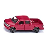1535, Ford F150, Red, Metal/Plastic, Rubber Tyres, Toy car for Children, Opening Doors