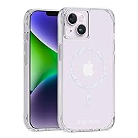 Case-Mate iPhone 14 Case/iPhone 13 Case - Clear Twinkle Diamond [10ft Drop Protection] [Compatible with MagSafe] Luxury Cover w/Cute Bling Sparkle for iPhone 14/13 6.1
