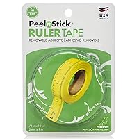 iCraft PeelnStick Removable Ruler Tape, 1/2