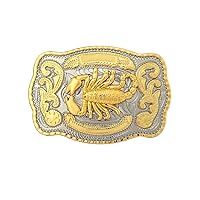 DT Vintage Scorpion Belt Buckle,Western Cowboy for Men Women Halloween Cosplay Party Gifts