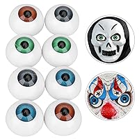 Boao 20 Pieces Halloween Eyeballs Plastic Scary Eyeballs Halloween Skeleton  Eyeballs Horror Props for Halloween Party Decorations