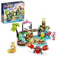 LEGO 76992 Sonic the Hedgehog Amy's Animal Island Playset, Buildable Toy with 6 Characters Including Amy and Tails Figures, Gift for Kids, Boys and Girls from 7 Years