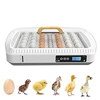 36 Eggs Incubator, Egg Incubators with Automatic Egg Turning and Humidity Control, Duck Eggs Incubators for Hatching Egg, Chicken Egg Incubator with Humidity and Temperature Display