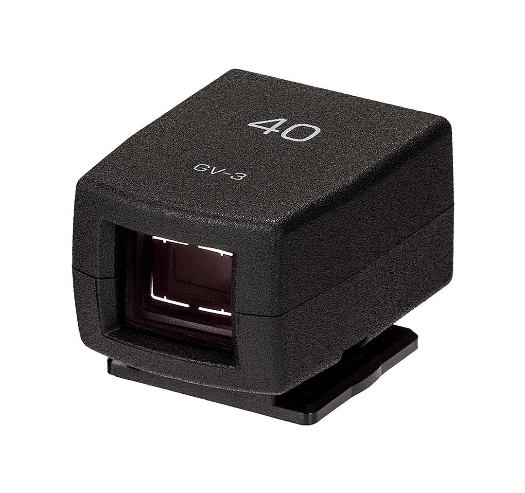 RICOH External Mini Finder GV-3 [Compatible Model: RICOH GR IIIx] [Optical viewfinder with a 40 mm Angle of View Attached to The hot Shoe] [Field of View Approx. 85%] [Manufacturer Warranty 1 Year