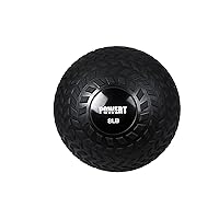 POWERT Slam Ball Weighted Ball Core Muscle Cardio Workout |Easy to Grip Tread & Heavy Duty Durable Rubber Shell