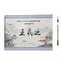 Wancetang Reusable Chinese Water Writing Cloth Paper Practice Calligraphy Character Book for Beginner(Wang Xi Zhi)