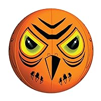T Moving 3-D Giant Inflatable Owl Decoy Terror Eyes, Orange/Black