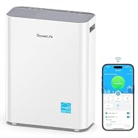 Govee Life Smart Air Purifiers for Home Large Room, H13 True HEPA Air Purifiers for Pets with PM2.5 Sensor, Washable Pre-Filter for Pet Hair Lint, 24dB Large Air Purifier