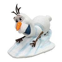 PENN-PLAX Disney’s Frozen Officially Licensed Aquarium Ornament – Sliding Olaf – Mini Size