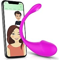 BEGTRO-Toy for Couples, Vibrator Panty Toy with app Control for Long Distance, G-spot/Anal for Nipples Vibrator with 10 Powerful Vibrations, Clitoral Stimulator, Sex Toy for Adults (Purple)