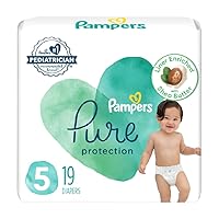 Pampers Pure Protection Diapers Size 5, 19 count - Disposable Diapers