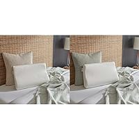 Tempur-Pedic TEMPUR-Ergo Neck Pillow, Small Profile, White & TEMPUR-Ergo Neck Pillow, Medium Profile, White
