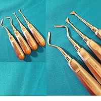 Set of 4 APICAL Cryer Dental Tooth EXTRACTING Elevators German Stainless