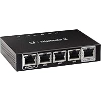 UBIQUITI ER-X Networks EdgeRouter X 5 Ports Gigabit LAN/WAN Router, Black