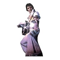 STAR CUTOUTS Cut Out of Elvis in Jump Suit (White)