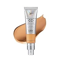 IT Cosmetics Your Skin But Better CC+ Cream - Color Correcting Cream, Full-Coverage Foundation, Hydrating Serum & SPF 50+ Sunscreen - Natural Finish - 1.08 fl oz