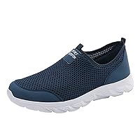 Leather Sneakers Men 7 Men Shoes Summer Lightweight Breathable Casual Shoes Single Wide Width Men's Sneakers