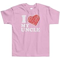 Threadrock Little Boys' I Love My Uncle Toddler T-Shirt