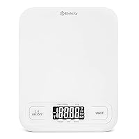 Etekcity Food Kitchen Scale, Digital Mechanical Weighing Scale, Grams and Ounces for Weight Loss, Baking, Cooking, White