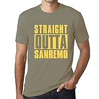 Men's Graphic T-Shirt Straight Outta Sanremo Eco-Friendly Limited Edition Short Sleeve Tee-Shirt Vintage
