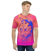Laughing Mask Men's/Women's Sublimation T-Shirt by Ross Farrell
