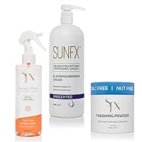 Post Spray Tan Finishing Powder | SunFX Professional Tanning Prep Spray | SunFX Blending Barrier Cream
