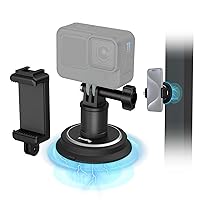 SMALLRIG Magnetic Mount for Gopro, Powerful Camera Car Mount Outside for Gopro, for Insta360 and Phone, 360º Rotation for Car and Gym 4347