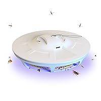 Flea Trap for Inside Your Home Flea Light Trapper Indoor Fly Killer Warm & UV LED Light Flea Fighting Tool Kit for Flea Infestation