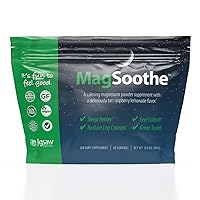 Jigsaw Health MagSoothe Calming Magnesium Powder Supplement Packets, 60 Servings