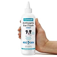 Curaseb Dog Ear Infection Treatment Solution – Soothes Itchy & Inflamed Ears – Cleans Debris and Buildup - 12oz