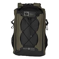 Salty Crew Voyager Roll Top Backpack - Men's Black/Military