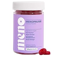 MENO Gummies for Menopause, 30 Servings (Pack of 1) - Hormone-Free Menopause Supplements for Women with Black Cohosh & Ashwagandha KSM-66 - Helps Alleviate Hot Flashes, Night Sweats, & Mood Swings