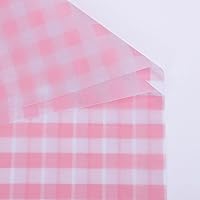Hoxekle 10pcs Christmas Plaid Checkered Gift Packaging Paper Craft Paper Flower Bouquet Wrapping Paper Clothes Packaging Paper