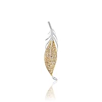 Leaf Diamond Pendant, Pave Diamond Pendant Jewelry, Genuine Leaf Diamond Pendant, 925 Sterling Silver Diamond Pendant, Leaf Diamond Jewelry