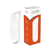 iHealth PT5 Digital Ear Thermometer for Babies, Toddlers, Kids, Adults. Baby Thermometer. Hyper Accuracy Infrared Sensor, Pre-Warmed Tip, Large Digits, Sturdy, All-in-One Kit for Home Travel