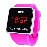 Advanced LED Touch Wrist Watches with Silicone Band