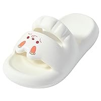 Kawaii Bunny Slides Animal Slides Bunny Slippers for Women Cute Cartoon Slippers Comfy Cloud Rabbit Slippers Comfy Cushion Thick Sandals