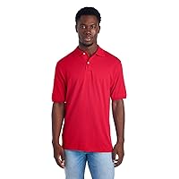 Men's Short Sleeve Polo Shirts, SpotShield Stain Resistant, Sizes S-5x