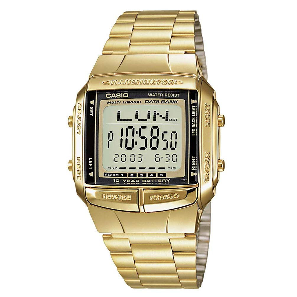 Casio Gold & Black Digital Watch - Gold / One Size DB-360G-9A