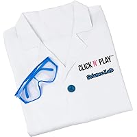 Click N' Play Science Lab Role Play Dress Up Set White