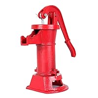 VEVOR Hand Water Pump Cast Iron, Vintage Pitcher Pump & Pump Stand 26''  Height, Max 20ft Pump Depth, Easy Installation, Heavy-duty Well Pump,  Antique