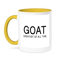 3dRose Goat Greatest of All Time Mug, 11 oz