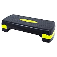 Signature Fitness Adjustable Workout Aerobic Stepper Step Platform Trainer, Multiple Colors and Sizes